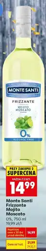 Biedronka Monte Santi Frizzante Mojito Moscato (0%, 750 ml) oferta