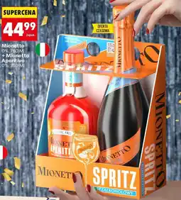Biedronka Mionetto 0%, 750 ml + Mionetto Aperitivo 0%, 750 ml oferta