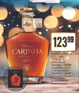 Dino Wódka Carpatia 1996 oferta
