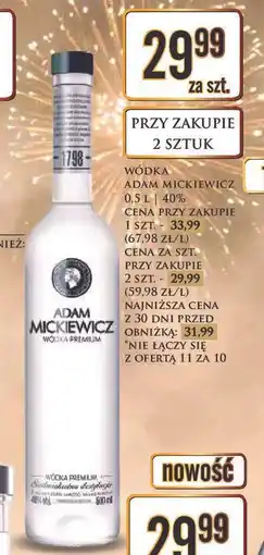 Dino Wódka Adam Mickiewicz 0,5L 40% oferta