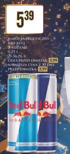 Dino Napój energetyczny Red Bull 0,25L oferta