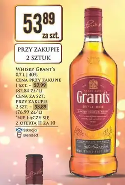 Dino Whisky Grant's 0,7 l 40% oferta