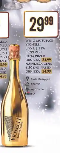 Dino Wino musujące Vionelli, 0.75L oferta