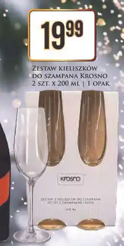 Dino Zestaw kieliszków do szampana Krosno, 2 szt. x 200 ml oferta
