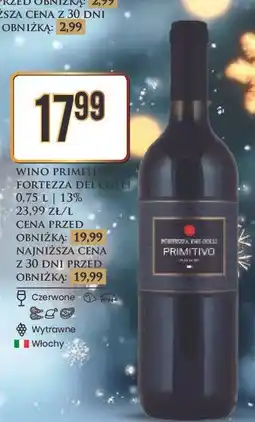 Dino Wino Primitivo Fortezza Dei Colli 0.75L oferta