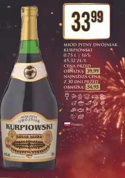 Dino Miód pitny dwójniak Kurpiowski oferta