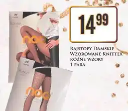 Dino Rajstopy damskie wzorowane Knittex różne wzory 1 para oferta
