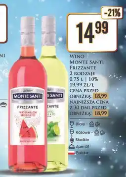 Dino Wino Monte Santi Frizzante 2 rodzaje 0.75L oferta