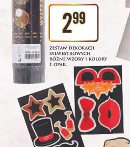Dino Zestaw dekoracji sylwestrowych różne wzory i kolory 1 opak oferta