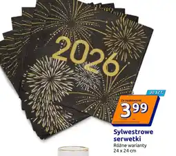 Action Sylwestrowe serwetki oferta