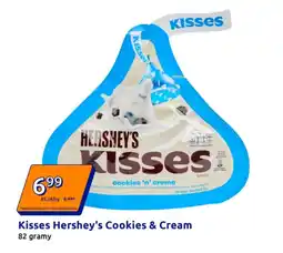 Action Kisses Hershey's Cookies & Cream oferta