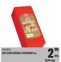 TomiMarkt Mlekovita ser złota gouda z dziurami oferta