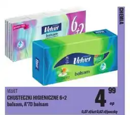 TomiMarkt Velvet chusteczki higieniczne 6+2 oferta