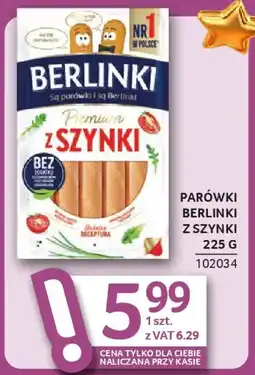 Selgros Parówki berlinki z szynki oferta