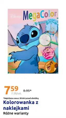 Action Kolorowanka z naklejkami oferta