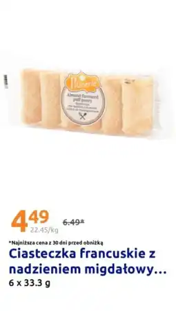 Action Ciasteczka francuskie z nadzieniem migdałowy... oferta