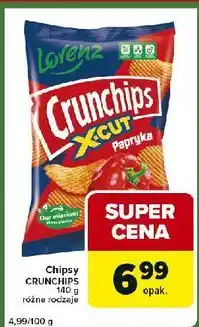 Carrefour Express Chipsy paprykowe Crunchips X-Cut oferta
