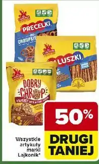 Carrefour Express Krakersy obficie posypane ziarnami sezamu lnu i chia Lajkonik Dobry Chrup oferta