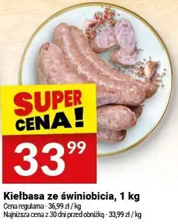 Twój Market Kiełbasa ze świniobicia, 1 kg oferta