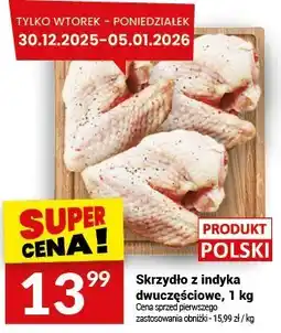 Twój Market Skrzydło z indyka dwuczęściowe, 1 kg oferta