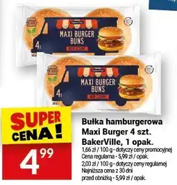 Twój Market Bułka hamburgerowa Maxi Burger 4 szt. BakerVille, 1 opak oferta