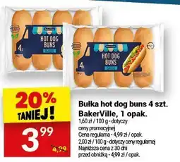 Twój Market Bułka hot dog buns 4 szt. BakerVille, 1 opak oferta