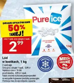 Twój Market Lód w kostkach, 1 kg oferta