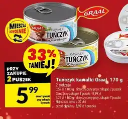 Twój Market Tuńczyk kawałki Graal, 170 g oferta