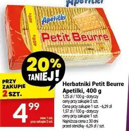 Twój Market Herbatniki Petit Beurre Apetitki, 400 g oferta