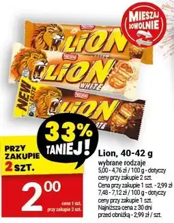 Twój Market Baton Lion, 40-42 g wybrane rodzaje oferta