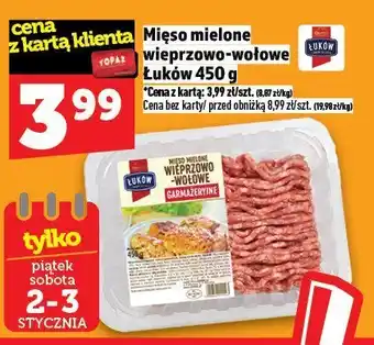 Mięso mielone wieprzo-wołowe Łuków 450g