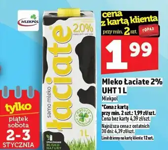 Mleko Łaciate 2% UHT 1L