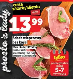 Topaz Schab wieprzowy bez kości oferta