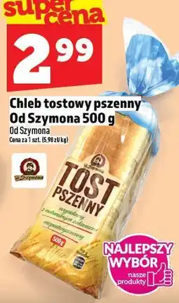 Topaz Chleb tostowy pszenny Od Szymona 500g oferta