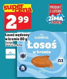 Topaz Łosoś wędzony w kremie 80g oferta