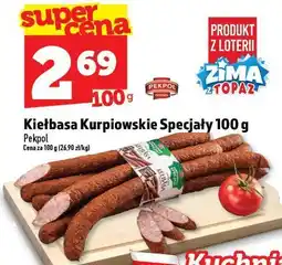 Topaz Kiełbasa Kurpiowskie Specjały Pekpol 100 g oferta