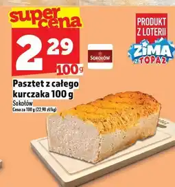 Topaz Pasztet z całego kurczaka Sokołów 100 g oferta