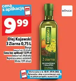 Topaz Olej Kujawski 3 Ziarna 0,75 l oferta