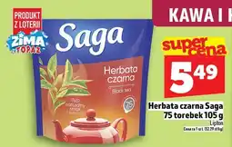 Topaz Herbata czarna Saga 75 torebek 105 g oferta