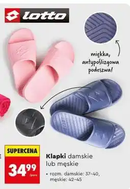 Biedronka Klapki damskie lub męskie oferta