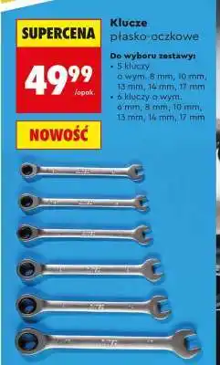 Biedronka Klucze płasko-oczkowe oferta