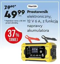 Biedronka Prostownik elektroniczny, 12 V 6 A, z funkcją naprawy akumulatora oferta