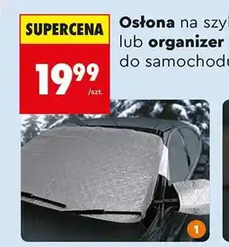 Biedronka Osłona na szybę lub organizer do samochodu oferta