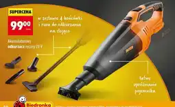 Biedronka Akumulatorowy odkurzacz ręczny 20 V oferta