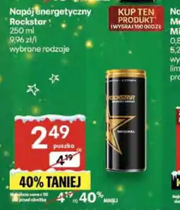 Delikatesy Centrum Napój energetyczny Rockstar 250ml oferta