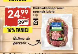 Delikatesy Centrum Karkówka wieprzowa czosnek i zioła Morliny oferta