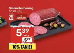 Delikatesy Centrum Salami bumerang Sokołów oferta