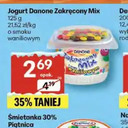 Delikatesy Centrum Jogurt Danone Zakręcony Mix 125 g oferta