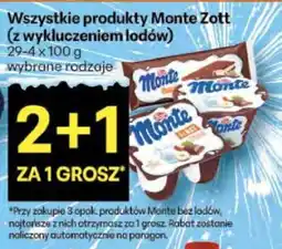 Delikatesy Centrum Produkty Monte Zott 4 x 100 g oferta