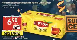 Delikatesy Centrum Herbata ekspresowa czarna Yellow Label Lipton 1 opak./50 torebek oferta